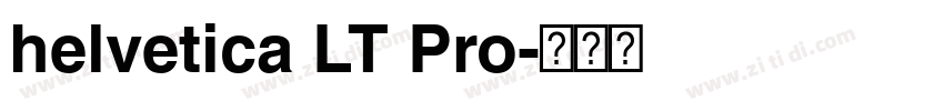 helvetica LT Pro字体转换